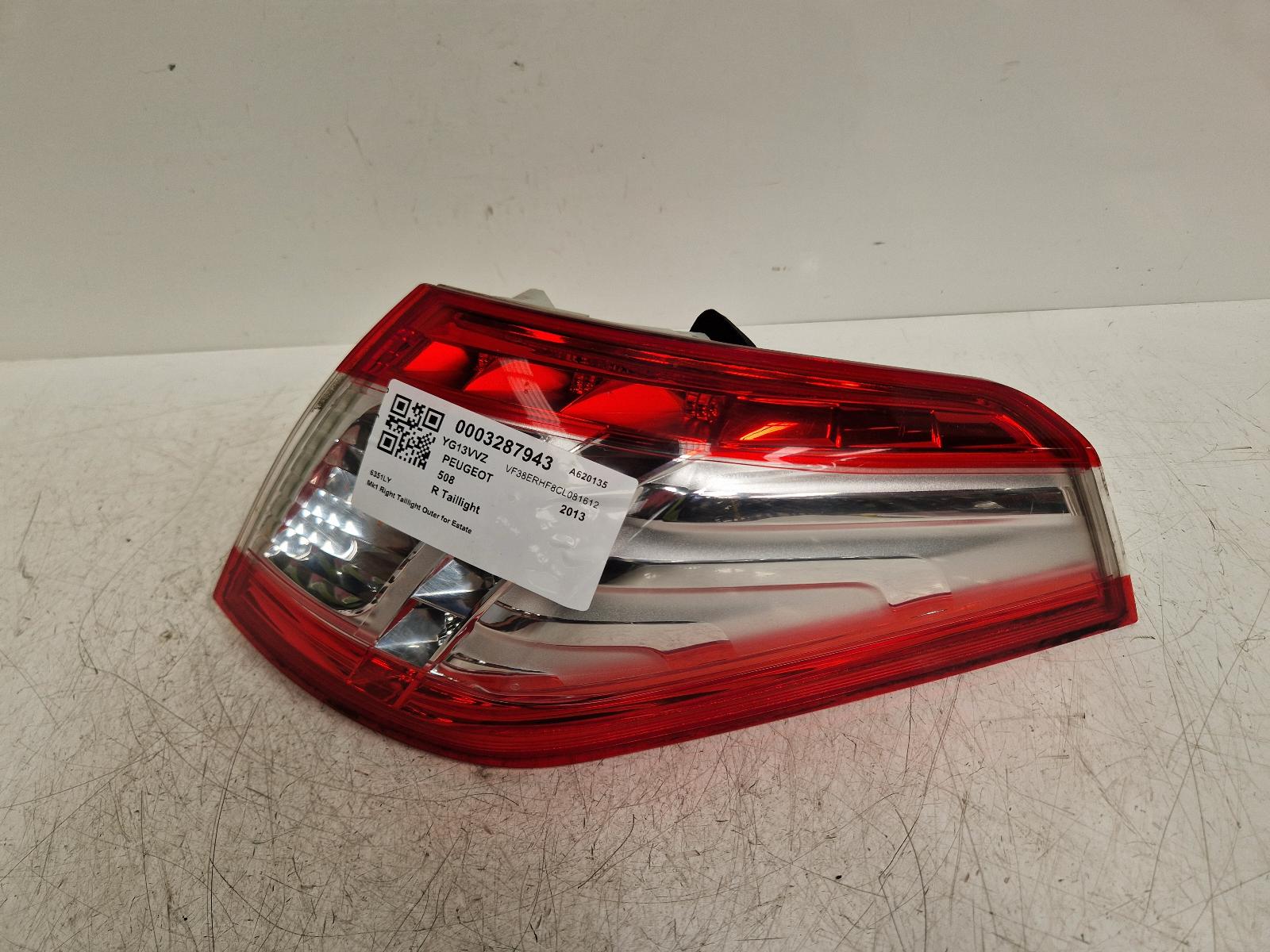 View Auto part R Taillight Peugeot 508 2013