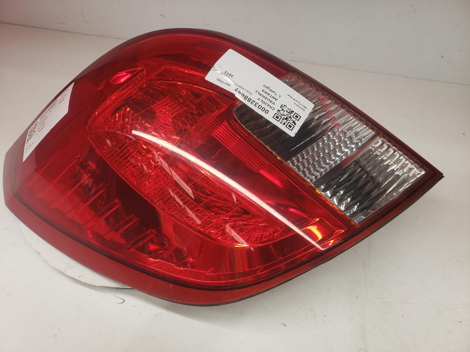 View Auto part L Taillight Vauxhall Antara 2012