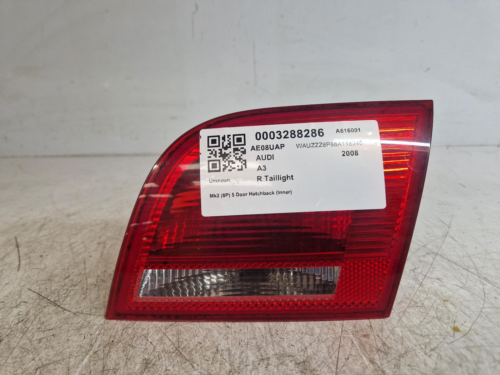 View Auto part R Taillight Audi A3 2008