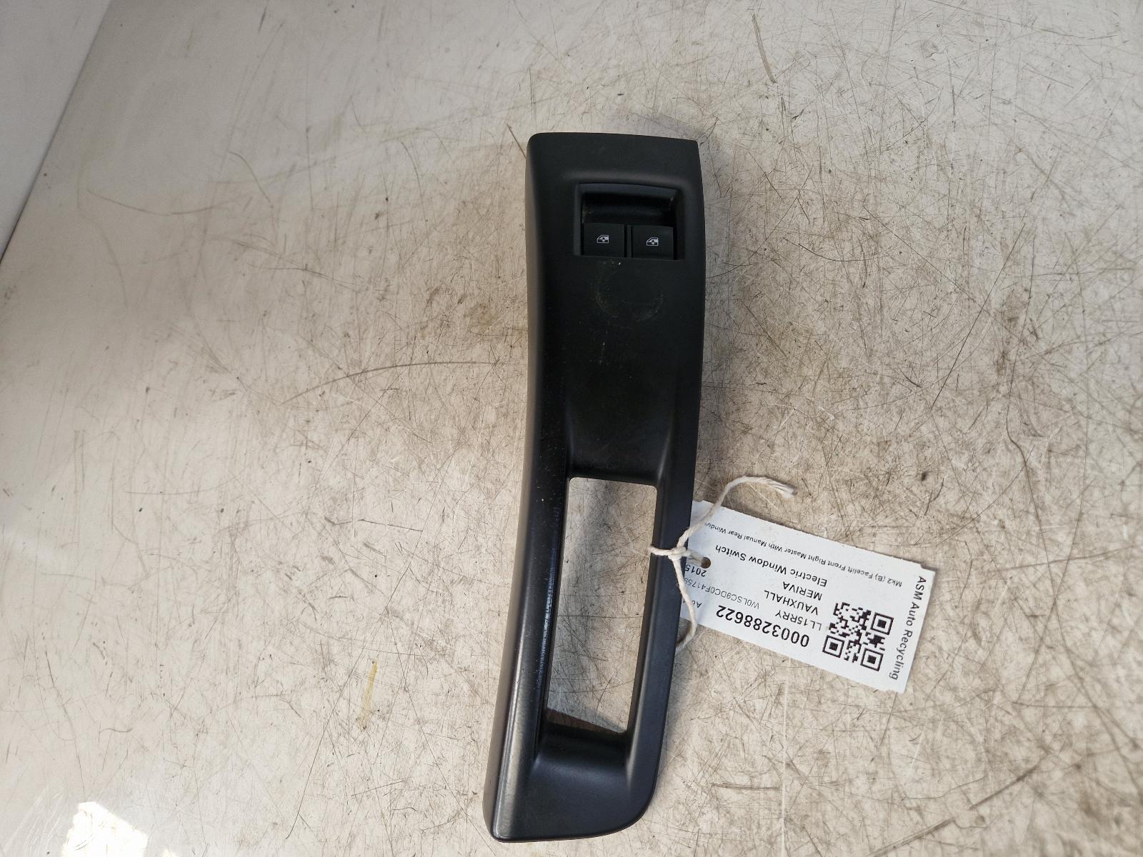 View Auto part Elect. Window Switch Vauxhall Meriva 2015