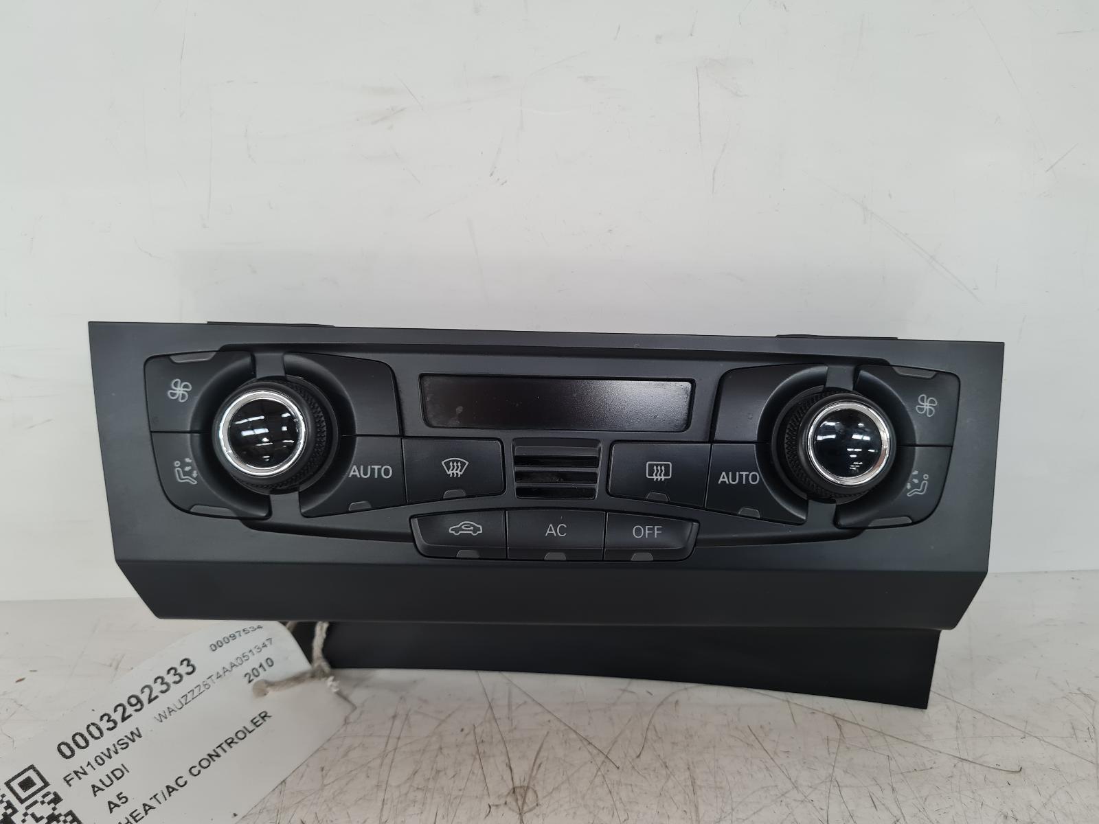 View Auto part Heater/AC Controller Audi A5 2010