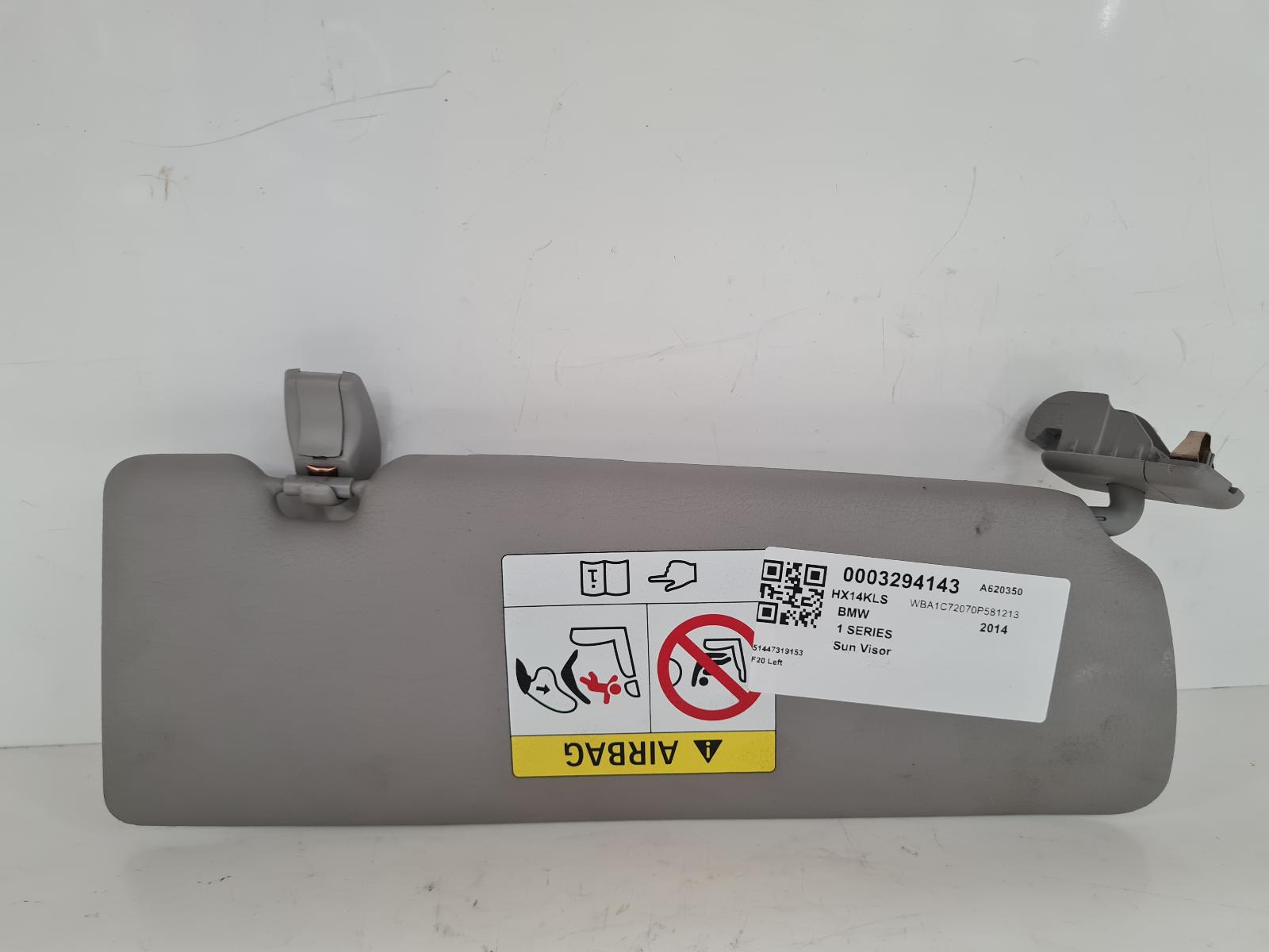 View Auto part Sun visor Bmw 1 Series 2014