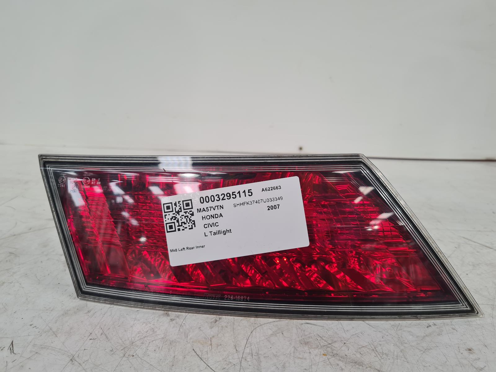 View Auto part L Taillight Honda Civic 2007