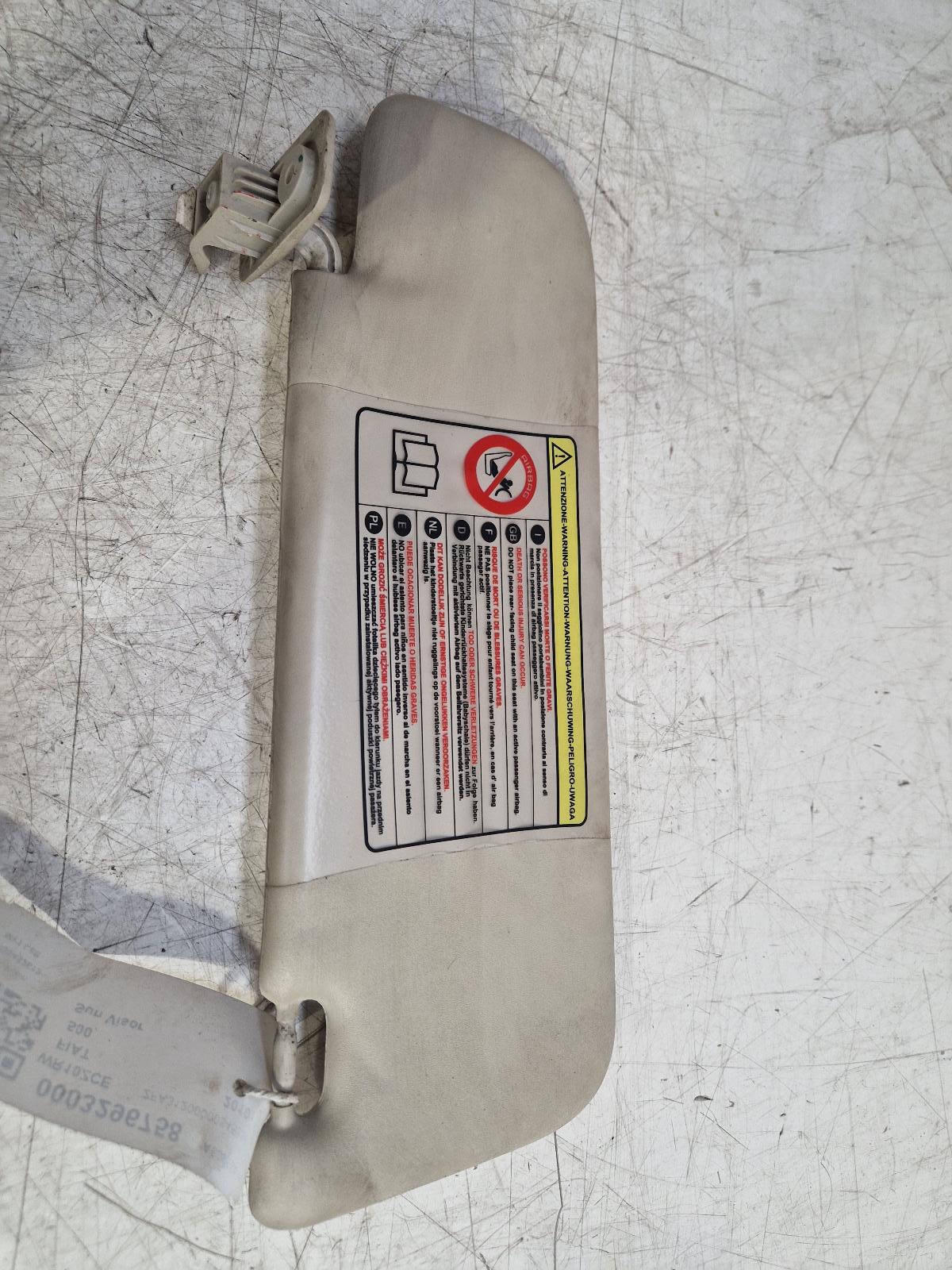 View Auto part Sun visor Fiat 500 2010