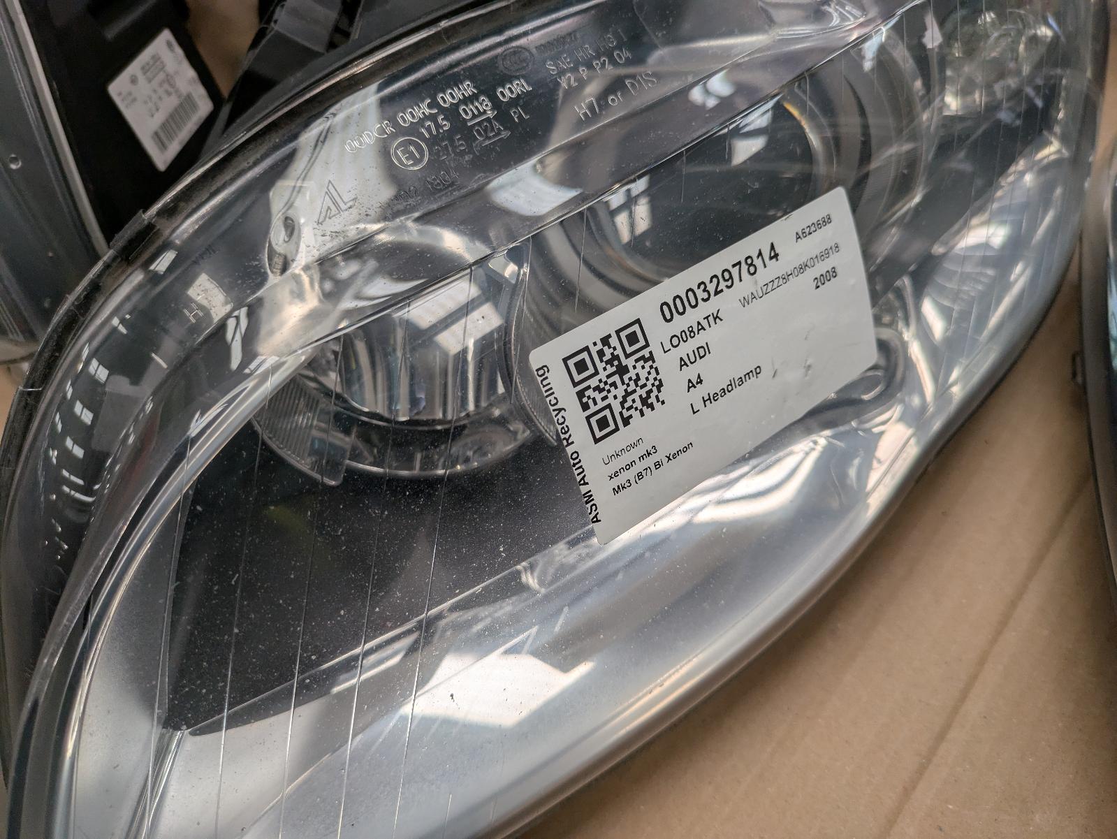 View Auto part L Headlamp Audi A4 2008