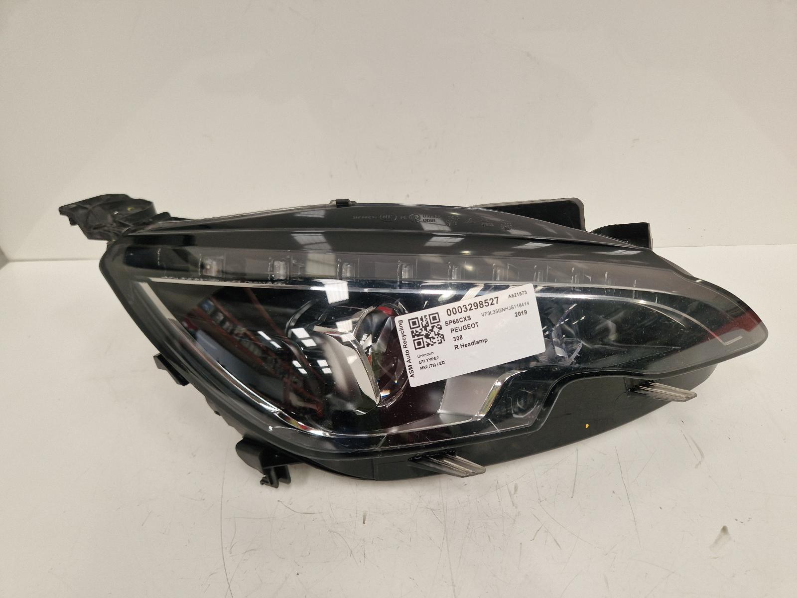 View Auto part R Headlamp Peugeot 308 2019