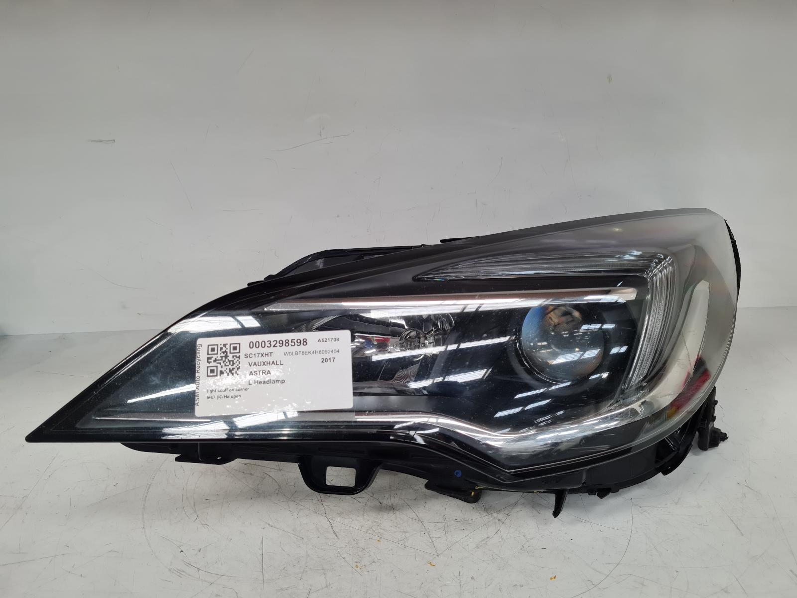 View Auto part L Headlamp Vauxhall Astra 2017