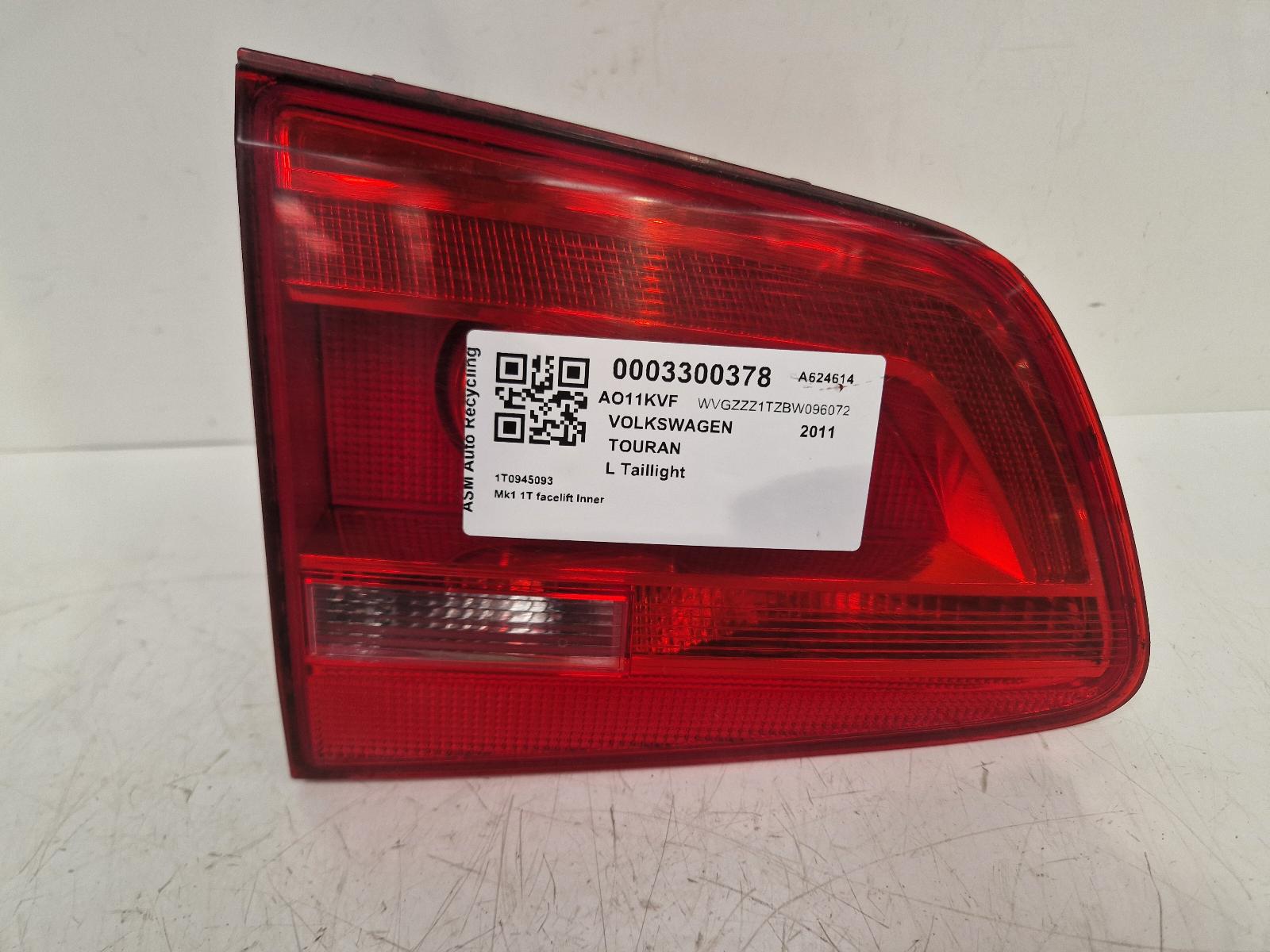View Auto part L Taillight Volkswagen Touran 2011