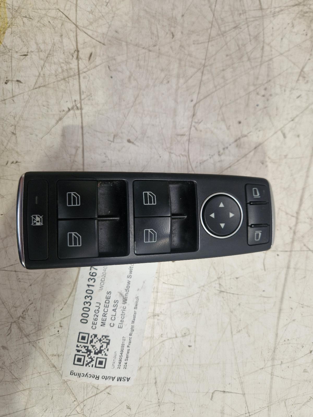 View Auto part Elect. Window Switch Mercedes C Class 2012