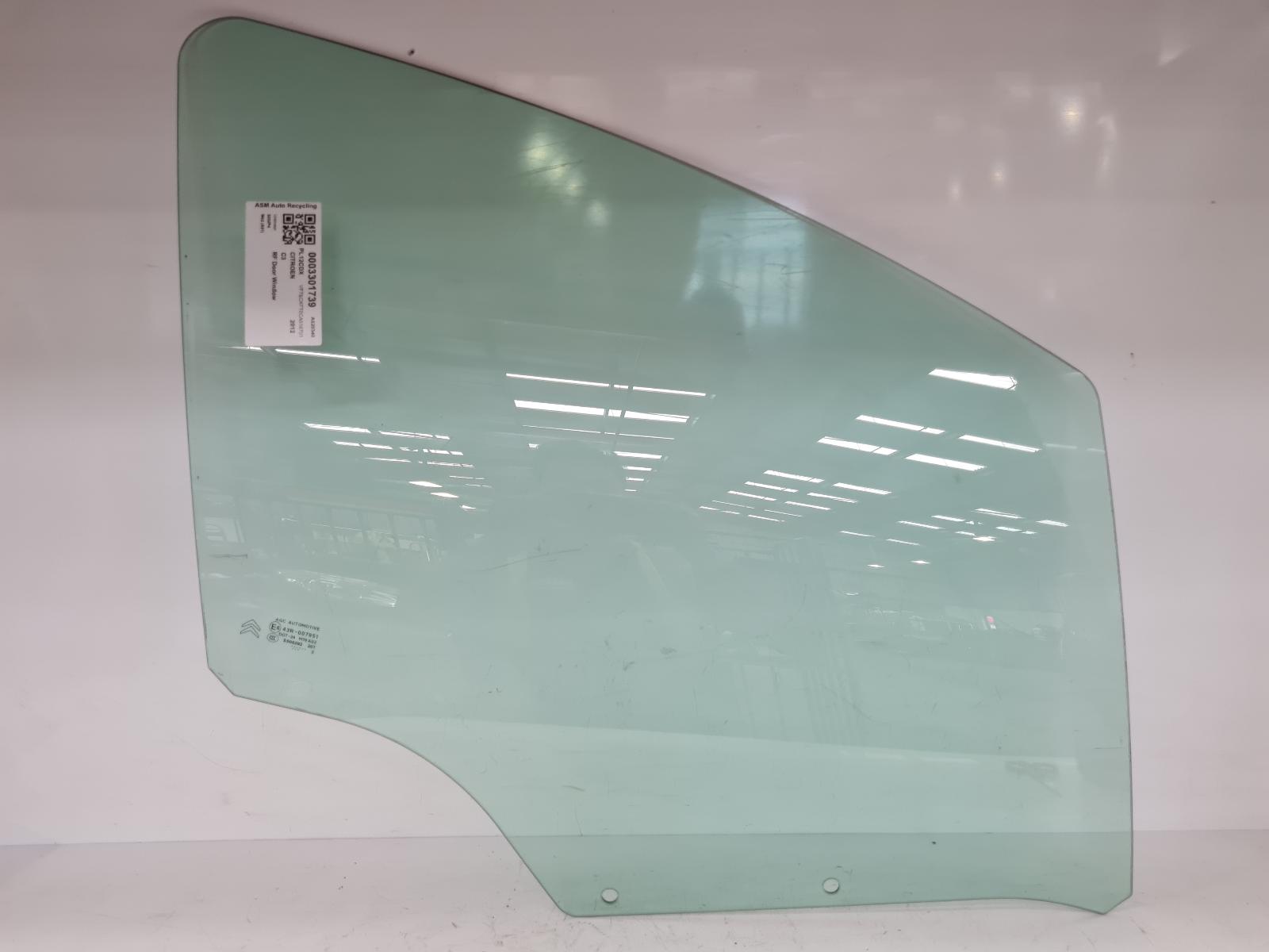 View Auto part RF Door Window Citroen C3 2012