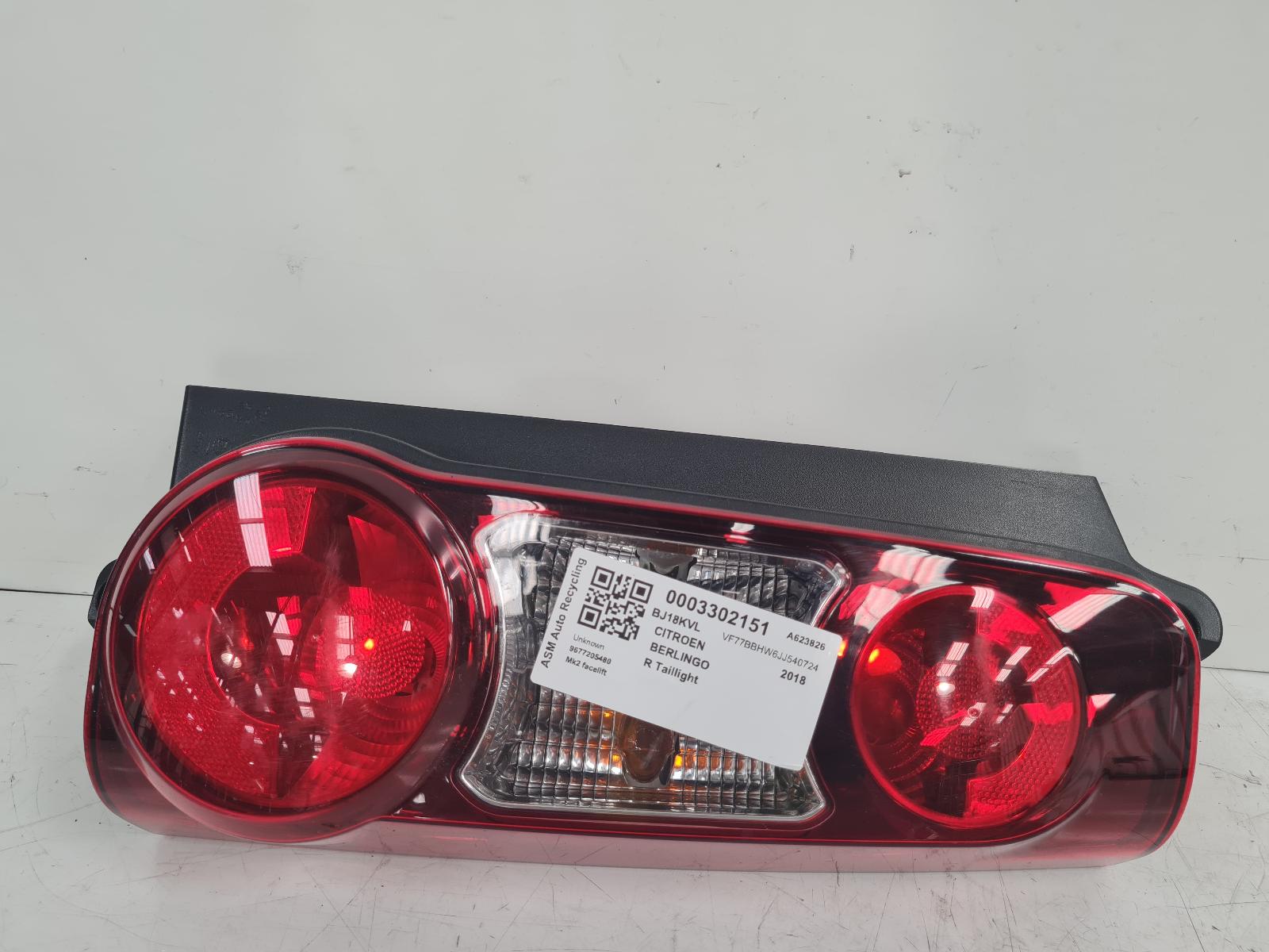 View Auto part R Taillight Citroen Berlingo 2018