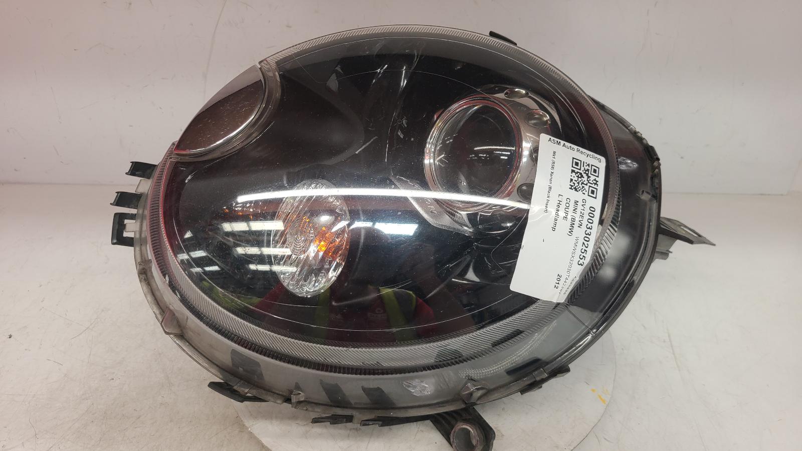 View Auto part L Headlamp Mini (bmw) Coupe 2012