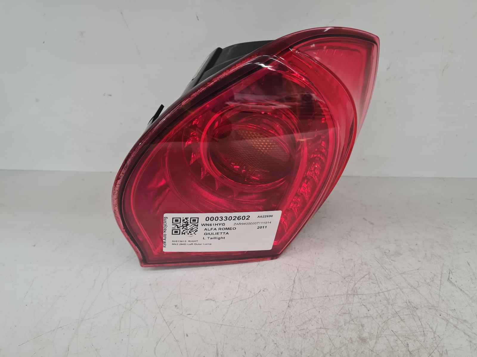 View Auto part L Taillight Alfa Romeo Giulietta 2011