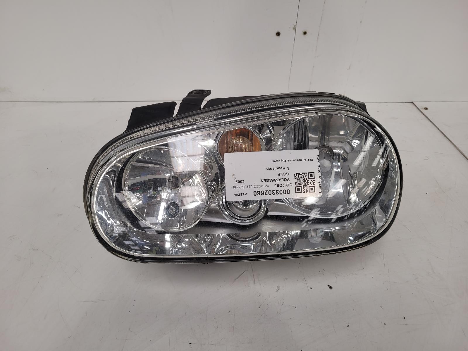 View Auto part L Headlamp Volkswagen Golf 2002