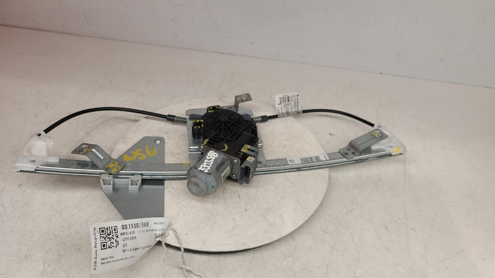 View Auto part RF Window Regulator Citroen C3 2012