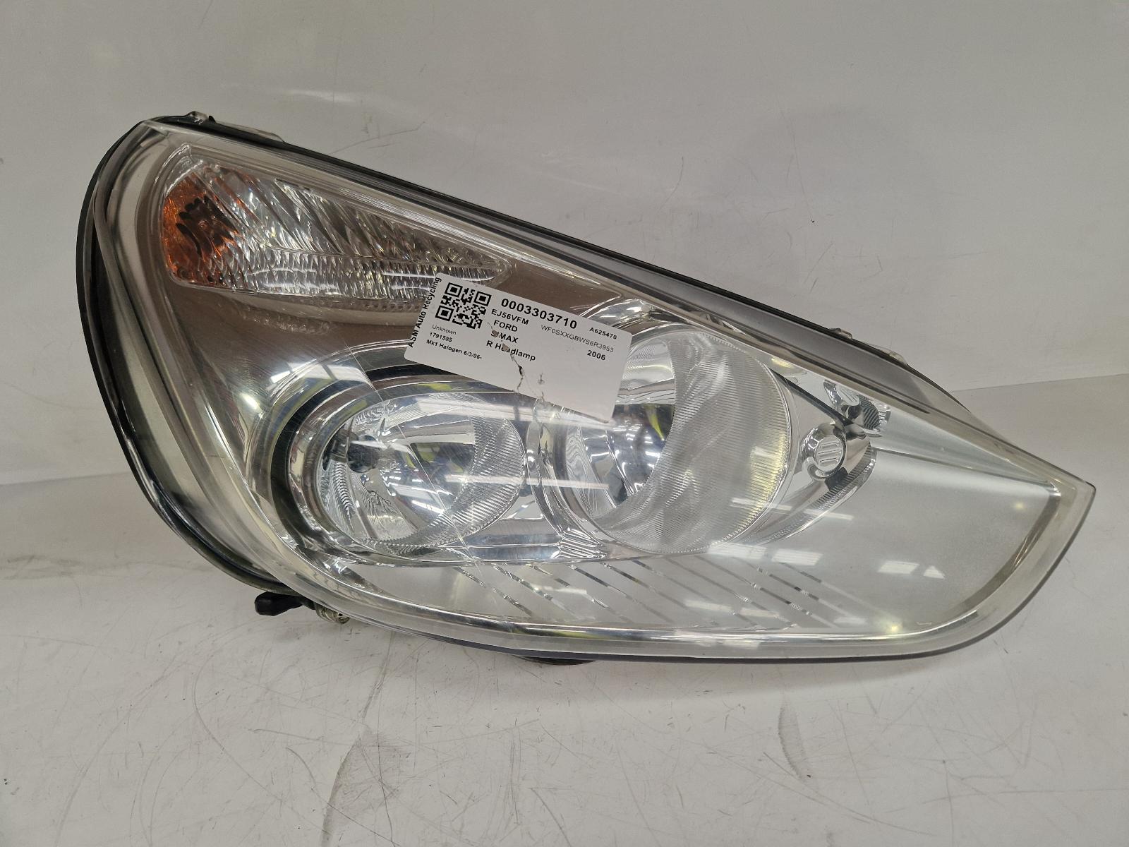 View Auto part R Headlamp Ford S Max 2006