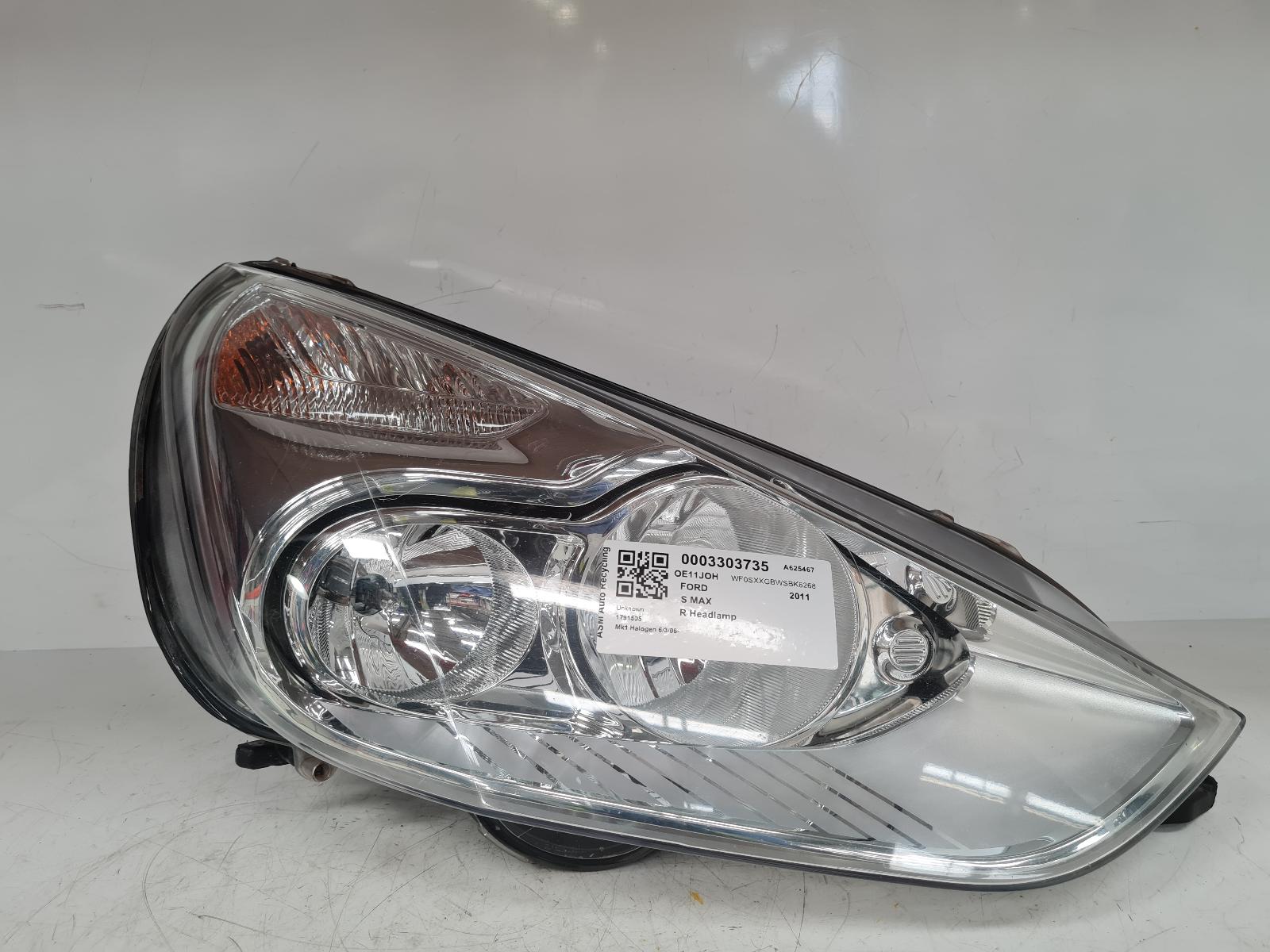 View Auto part R Headlamp Ford S Max 2011
