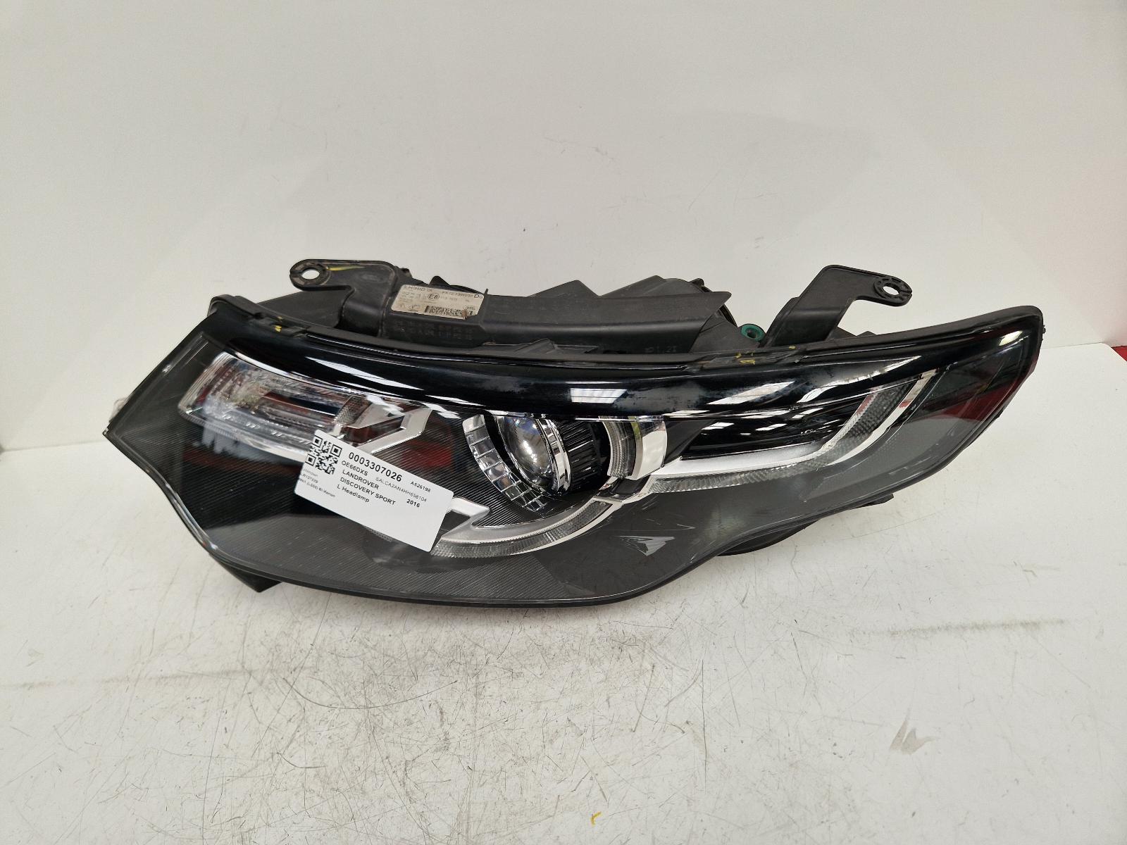 View Auto part L Headlamp Land Rover Discovery Sport 2016