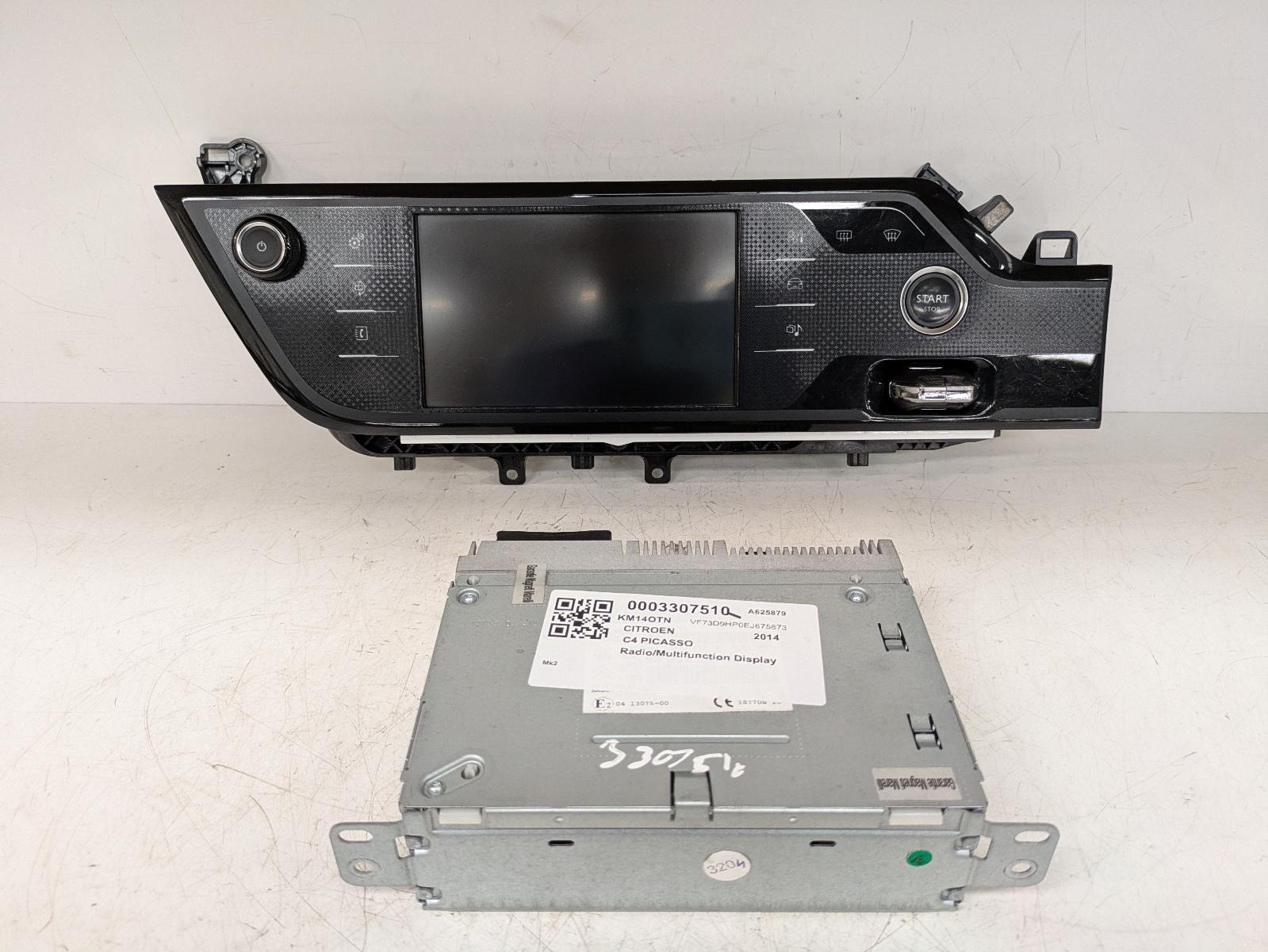 View Auto part Radio Display Citroen C4 Picasso 2014
