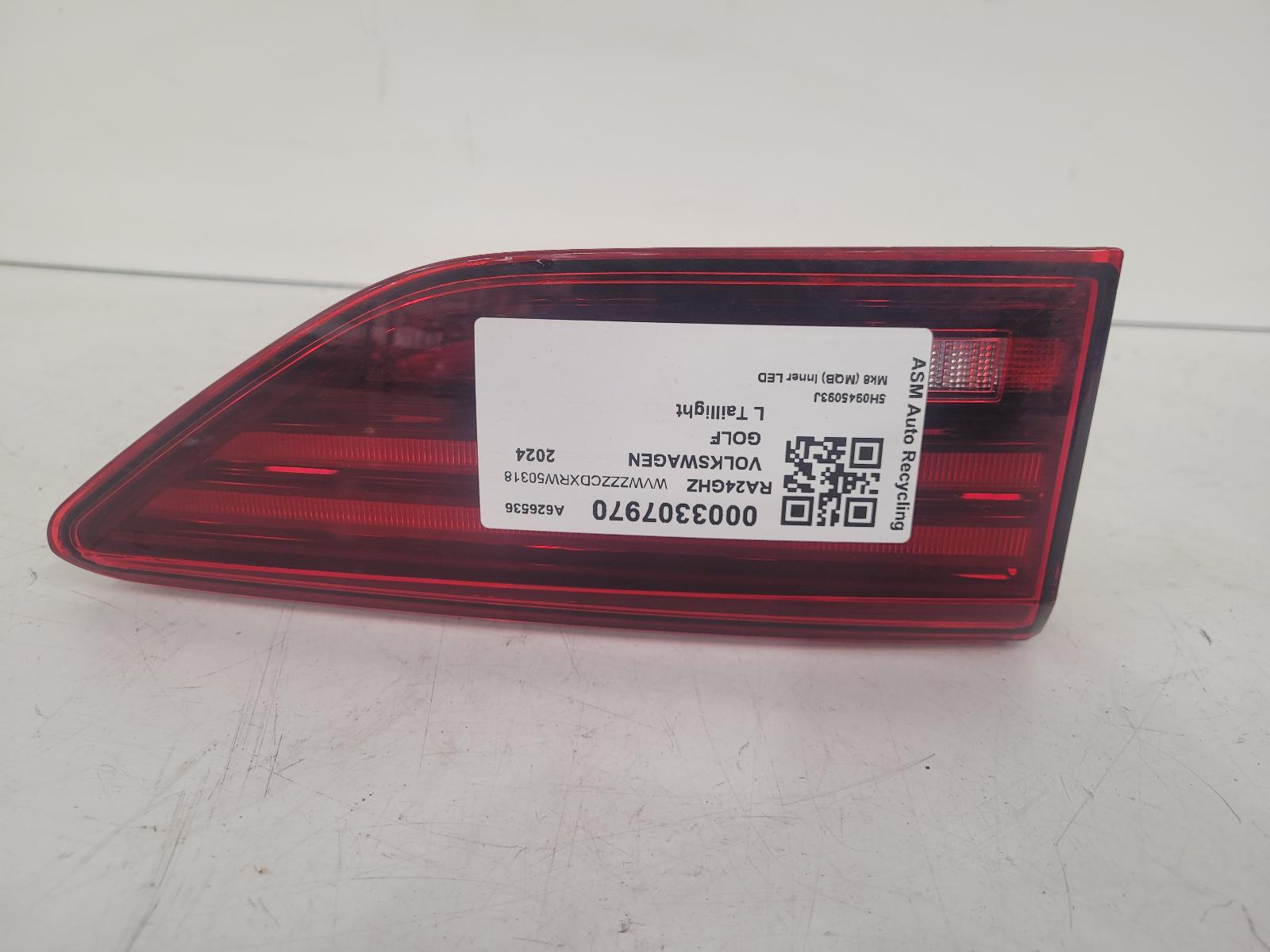 View Auto part L Taillight Volkswagen Golf 2024