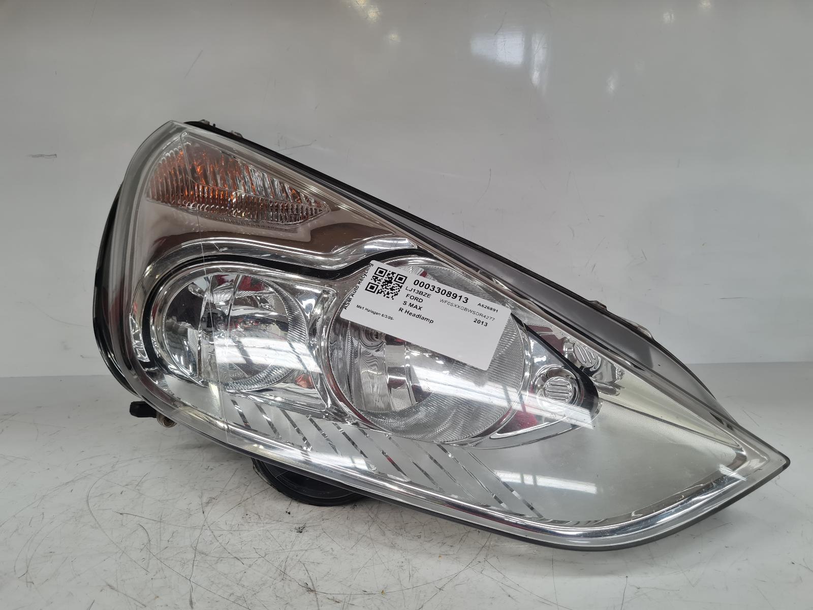 View Auto part R Headlamp Ford S Max 2013