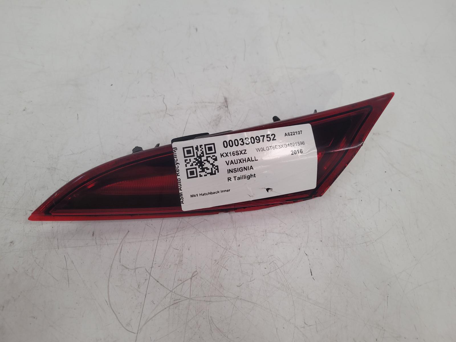 View Auto part R Taillight Vauxhall Insignia 2016