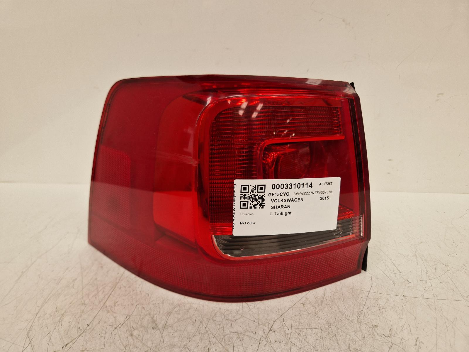 View Auto part L Taillight Volkswagen Sharan 2015