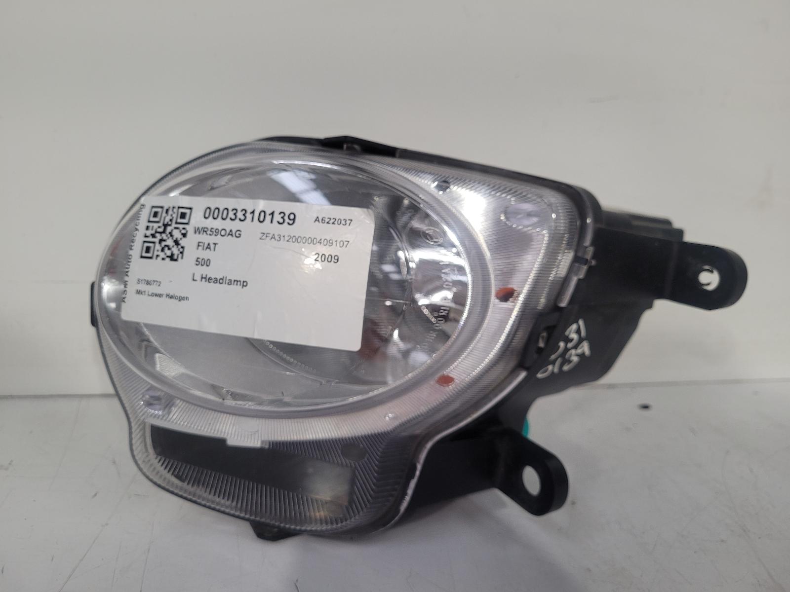 View Auto part L Headlamp Fiat 500 2009