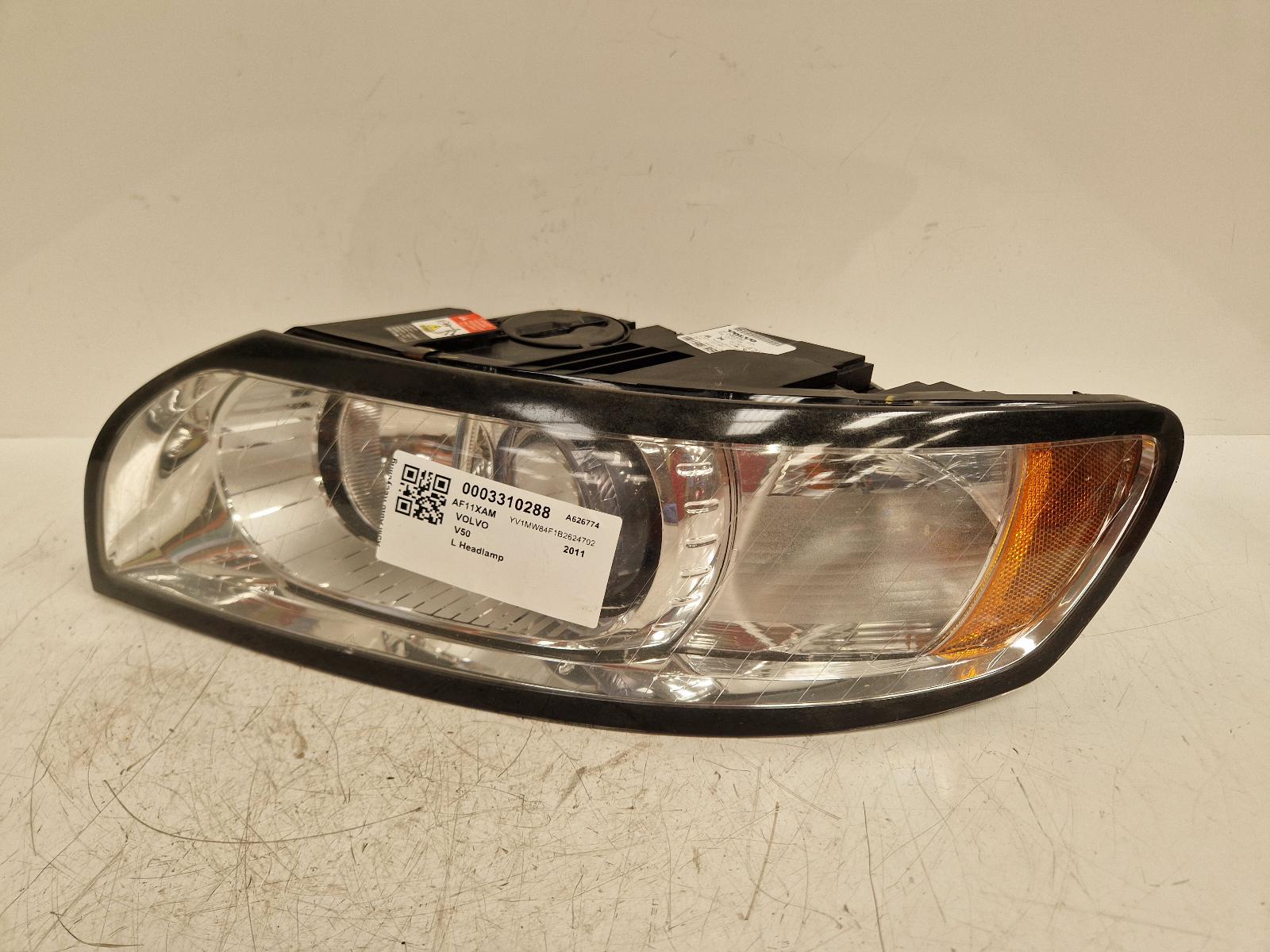 View Auto part L Headlamp Volvo V50 2011