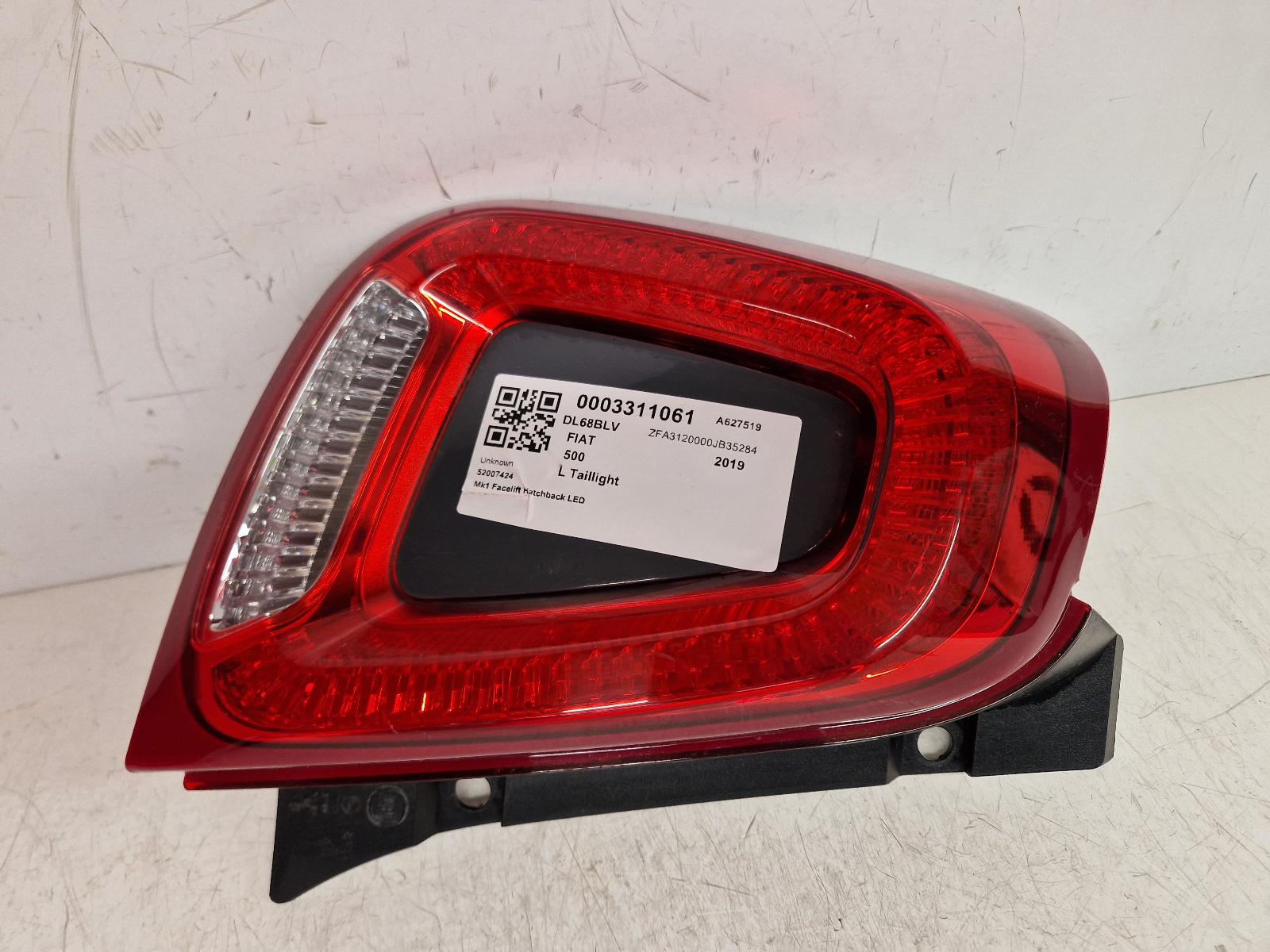 View Auto part L Taillight Fiat 500 2019