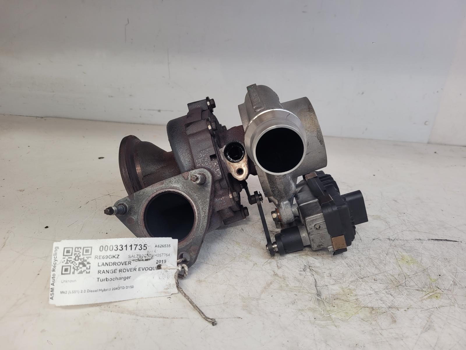 View Auto part Turbocharger Land Rover Range Rover Evoque 2019