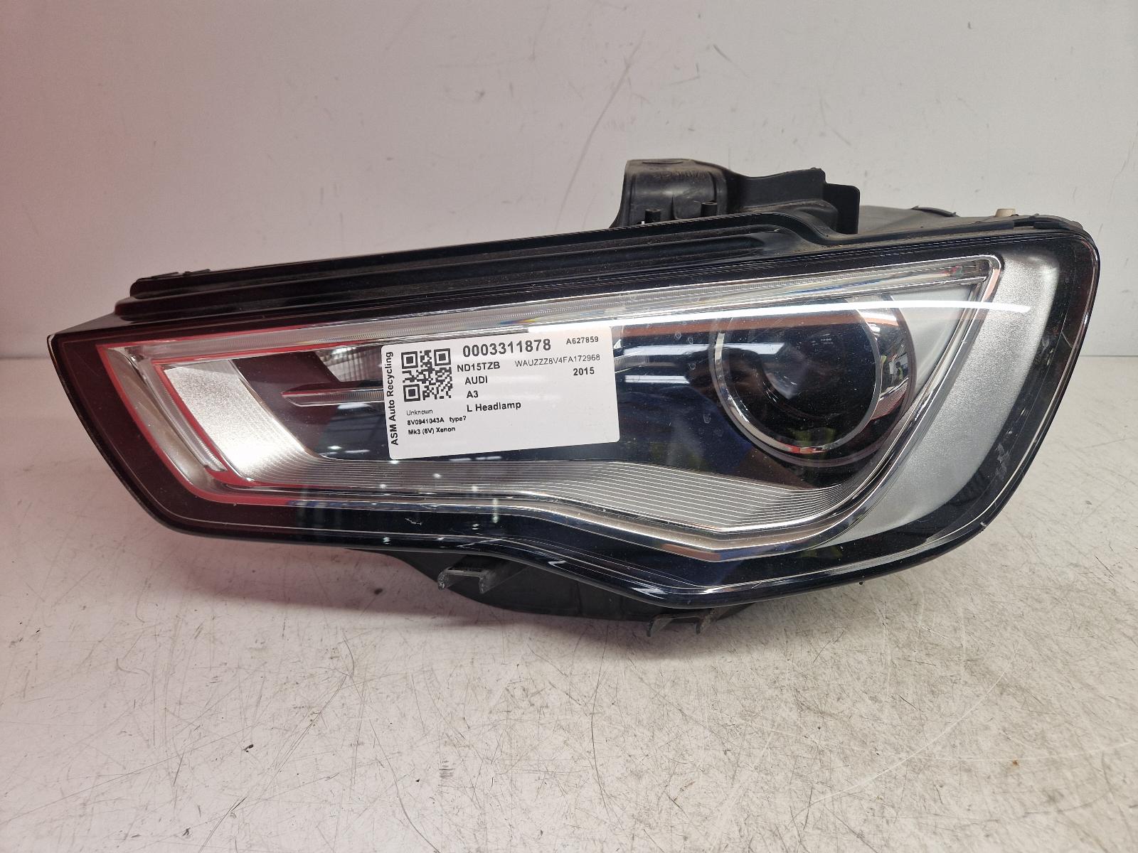 View Auto part L Headlamp Audi A3 2015