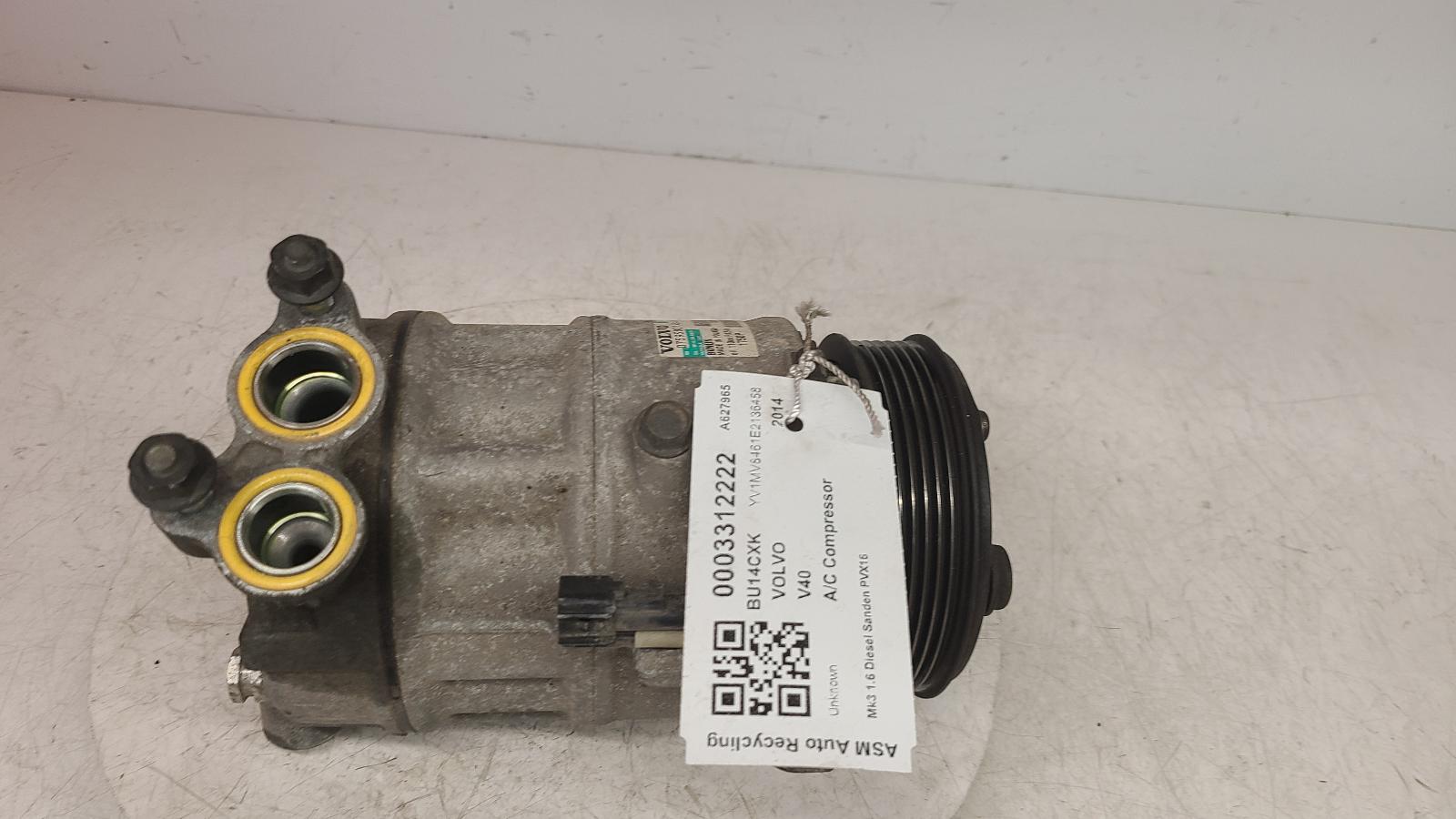 View Auto part Compressor Volvo V40 2014