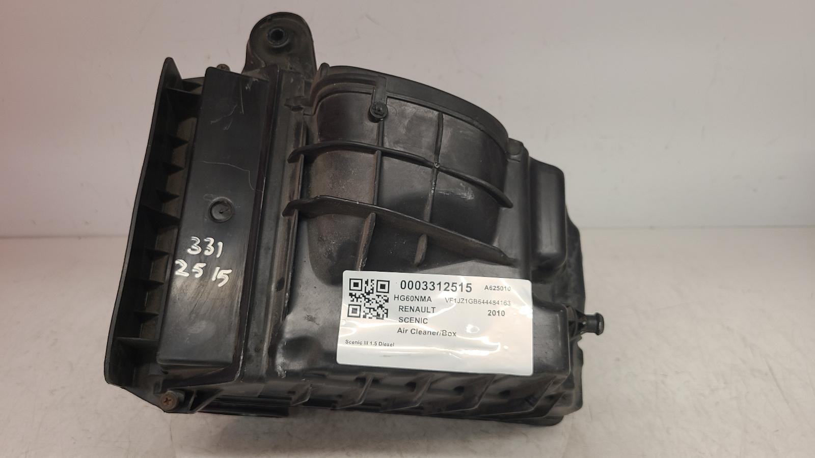 View Auto part Air Cleaner/Box Renault Scenic 2010