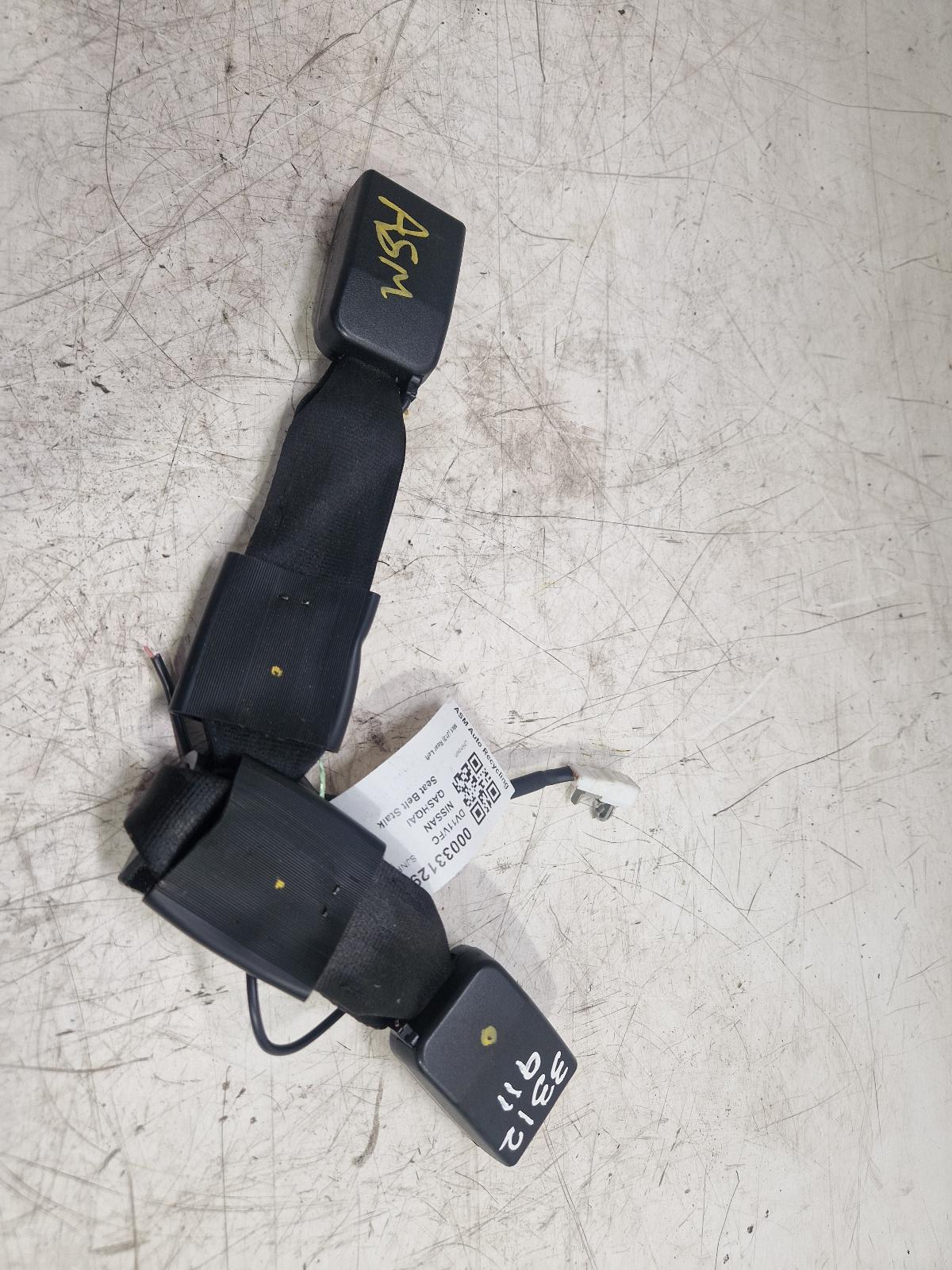 View Auto part Seat Belt Nissan Qashqai 2011