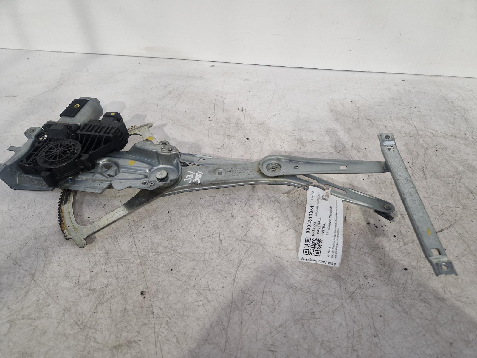View Auto part LF Window Regulator Vauxhall Astra 2009