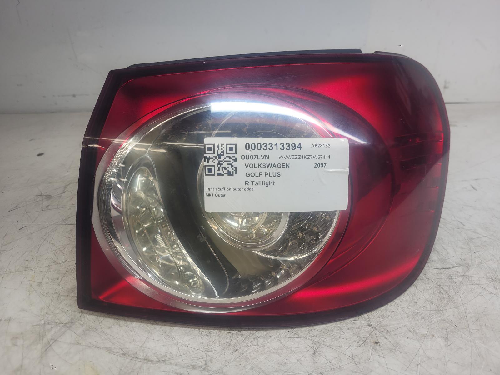 View Auto part R Taillight Volkswagen Golf Plus 2007