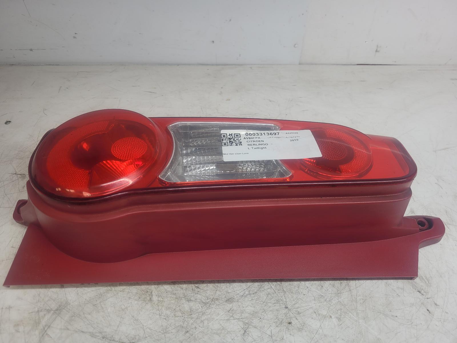 View Auto part L Taillight Citroen Berlingo 2010