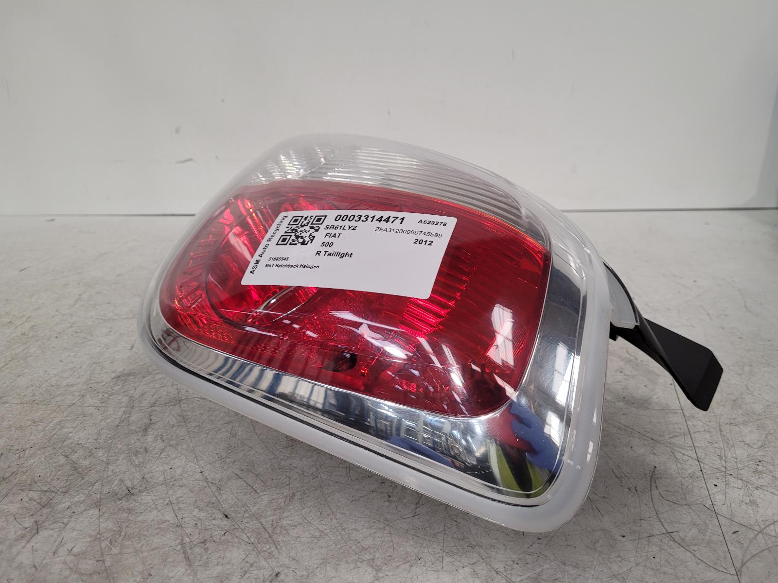 View Auto part R Taillight Fiat 500 2012