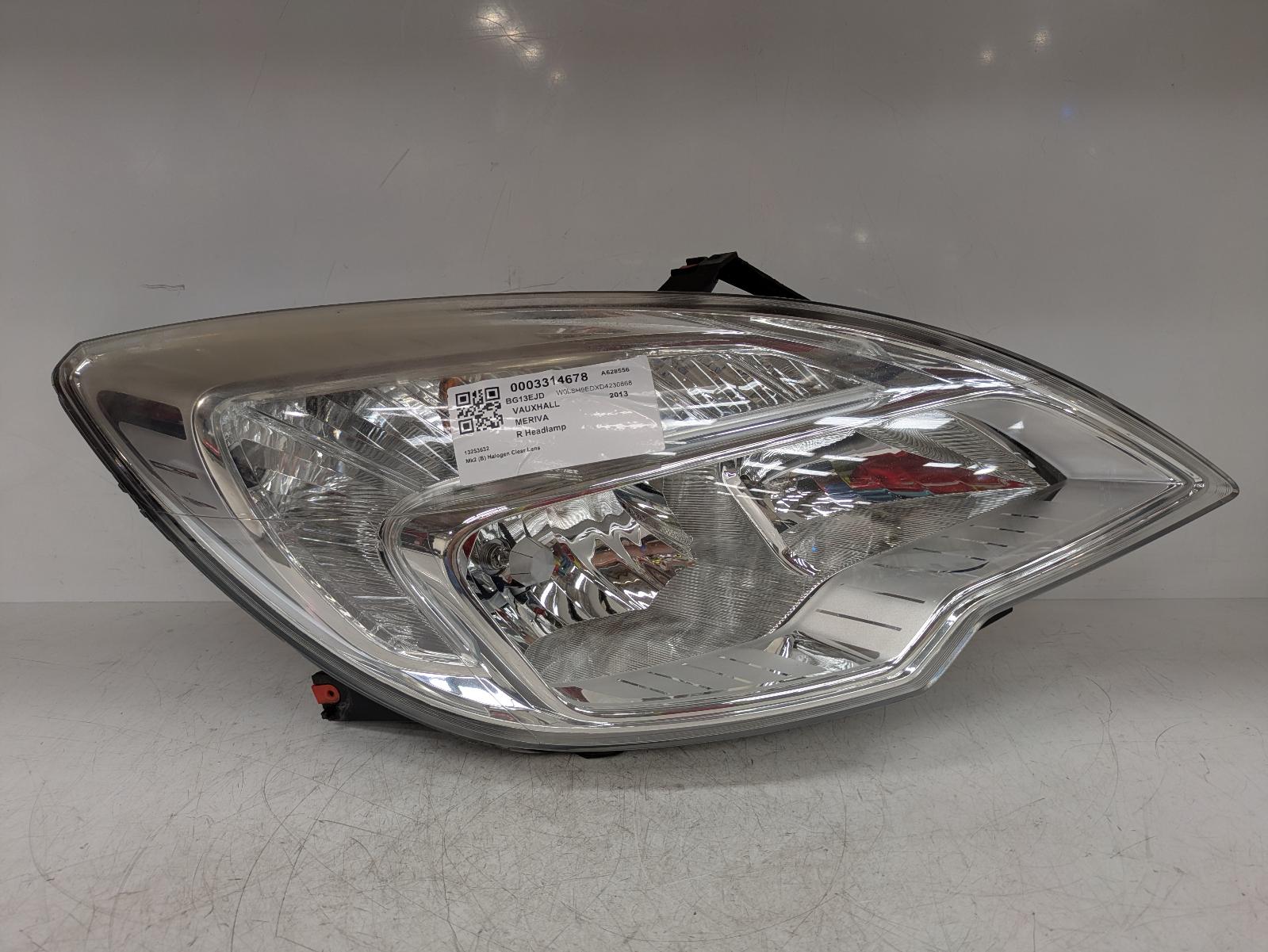 View Auto part R Headlamp Vauxhall Meriva 2013