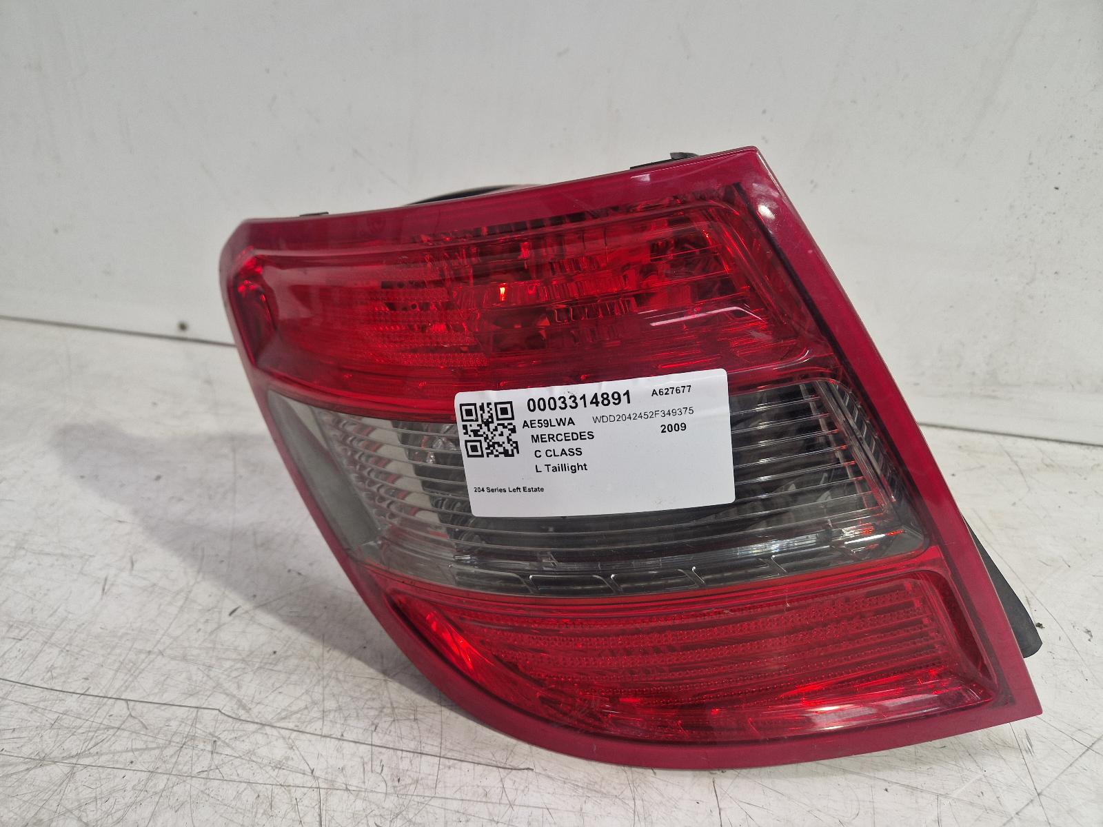 View Auto part L Taillight Mercedes C Class 2009