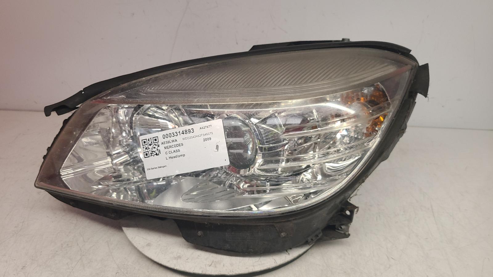 View Auto part L Headlamp Mercedes C Class 2009