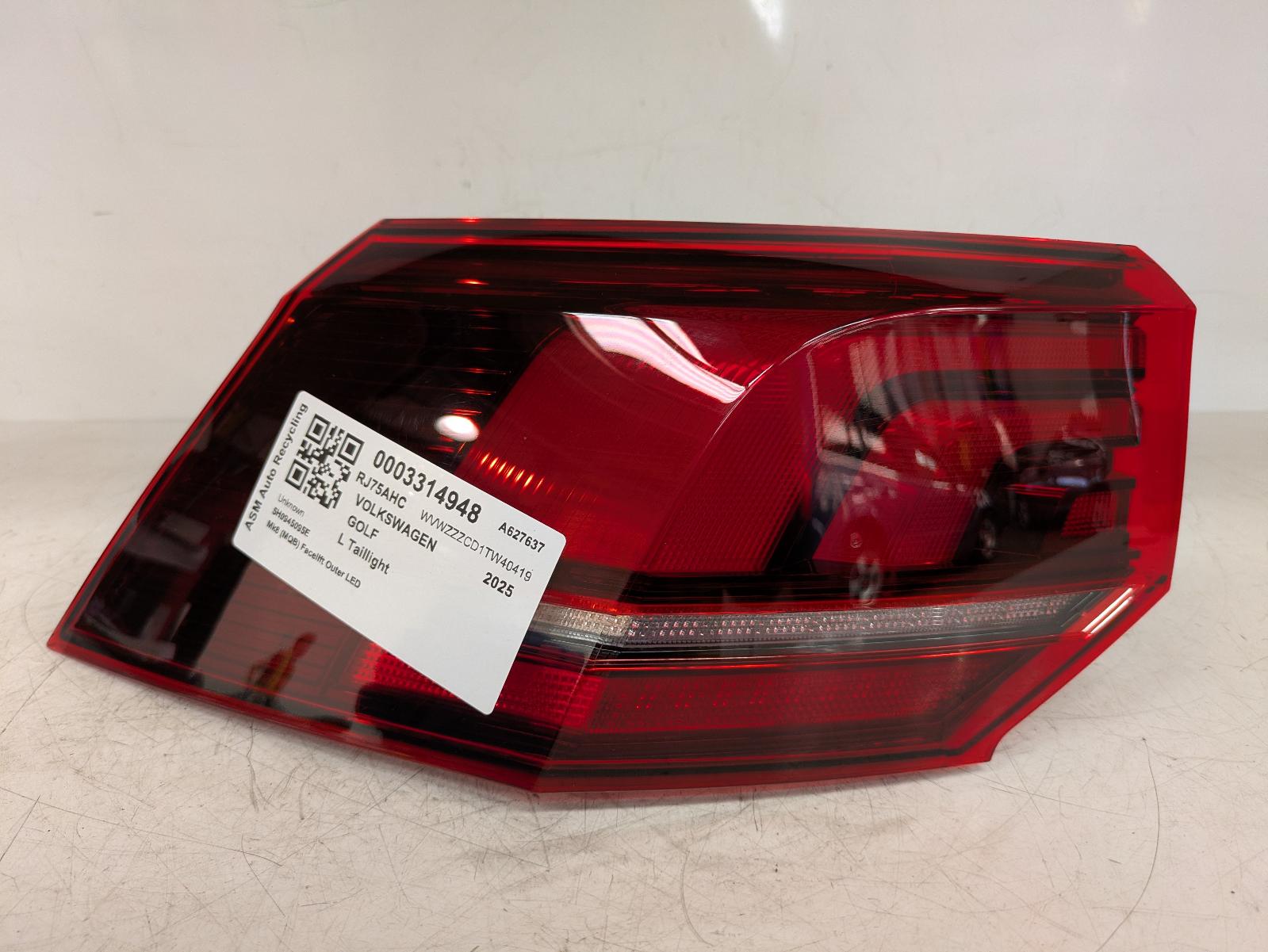 View Auto part L Taillight Volkswagen Golf 2025