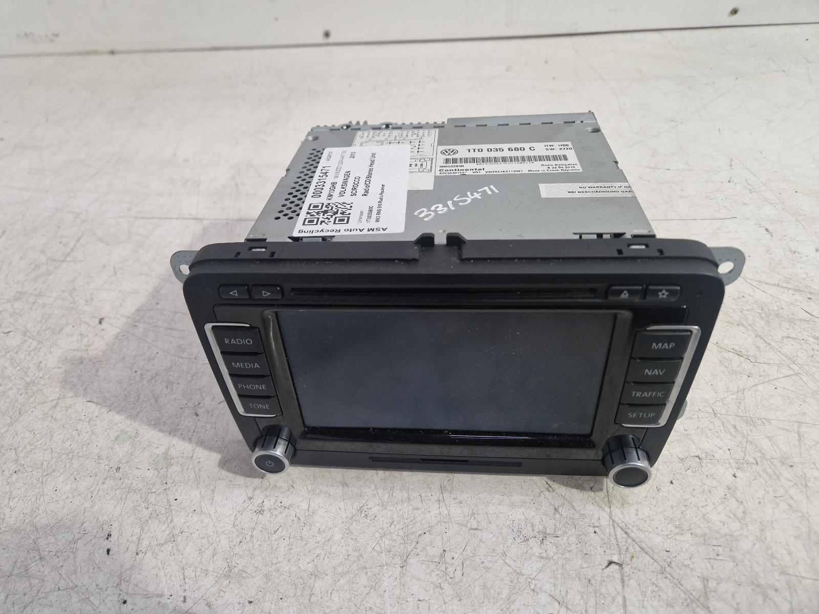 View Auto part A/V Equipment Volkswagen Scirocco 2010