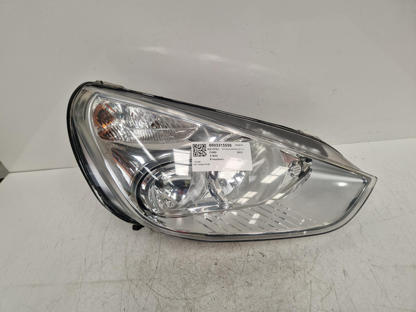 View Auto part R Headlamp Ford S Max 2012
