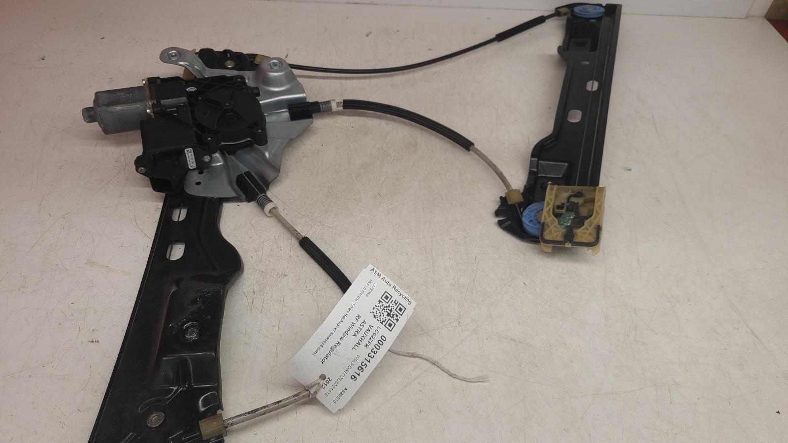 View Auto part RF Window Regulator Vauxhall Astra 2012
