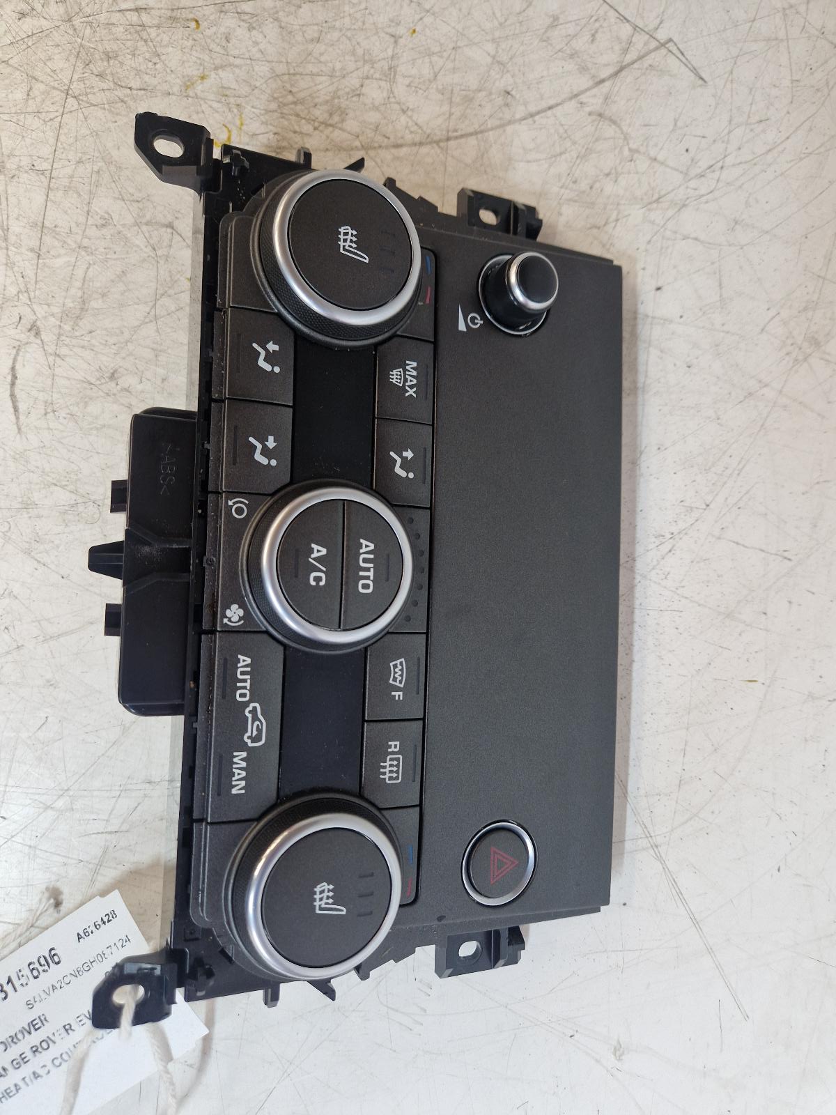 View Auto part Heater/AC Controller Land Rover Range Rover Evoque 2015