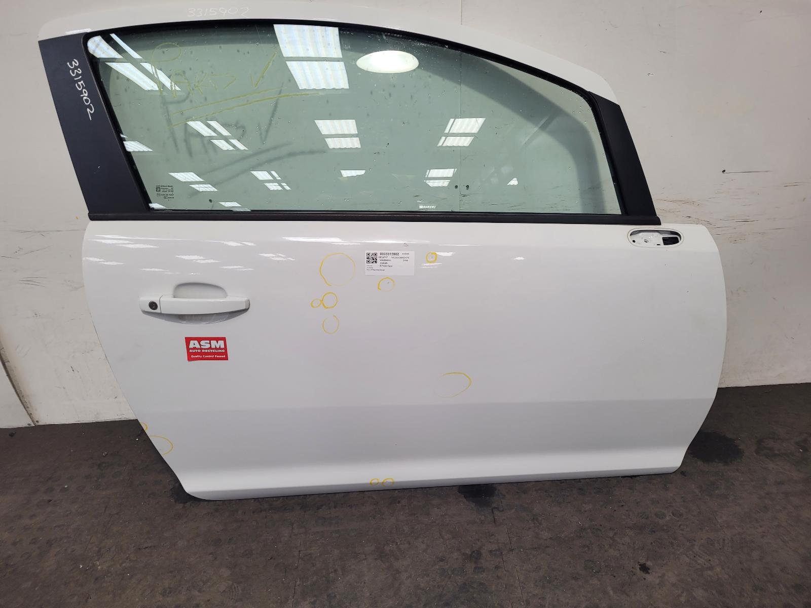 View Auto part R Front Door Vauxhall Corsa 2014