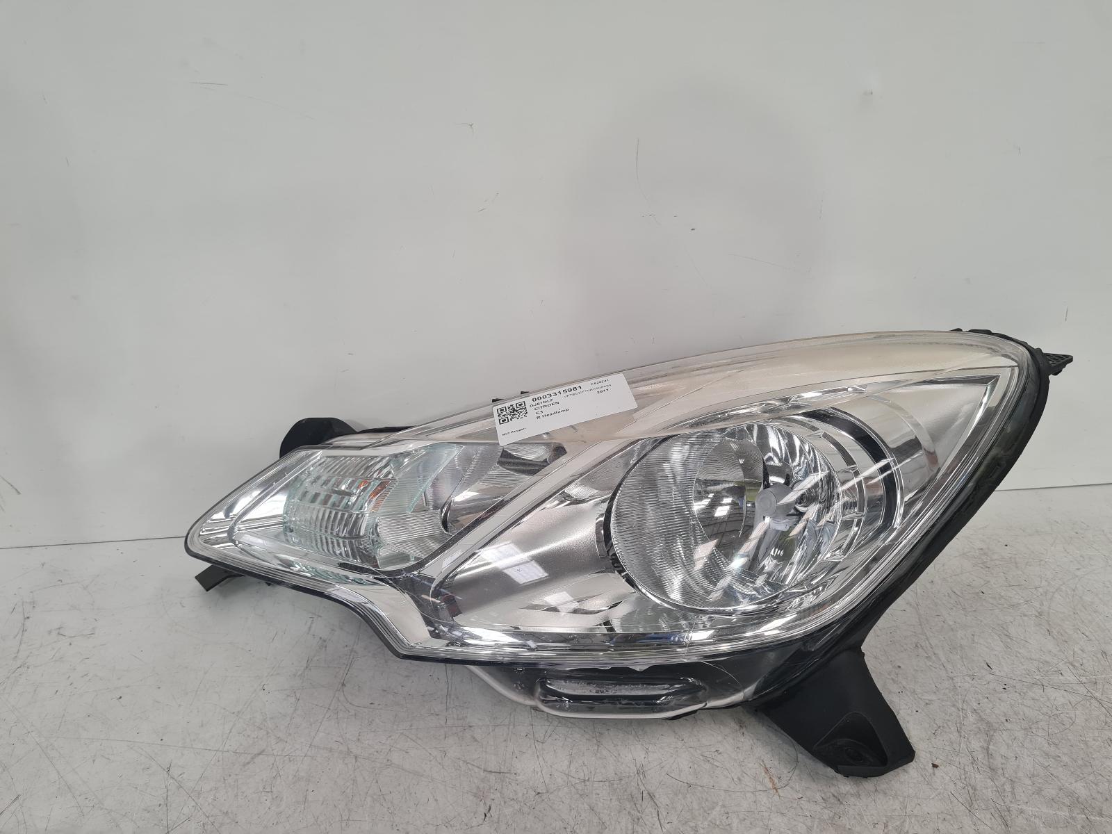 View Auto part R Headlamp Citroen C3 2011