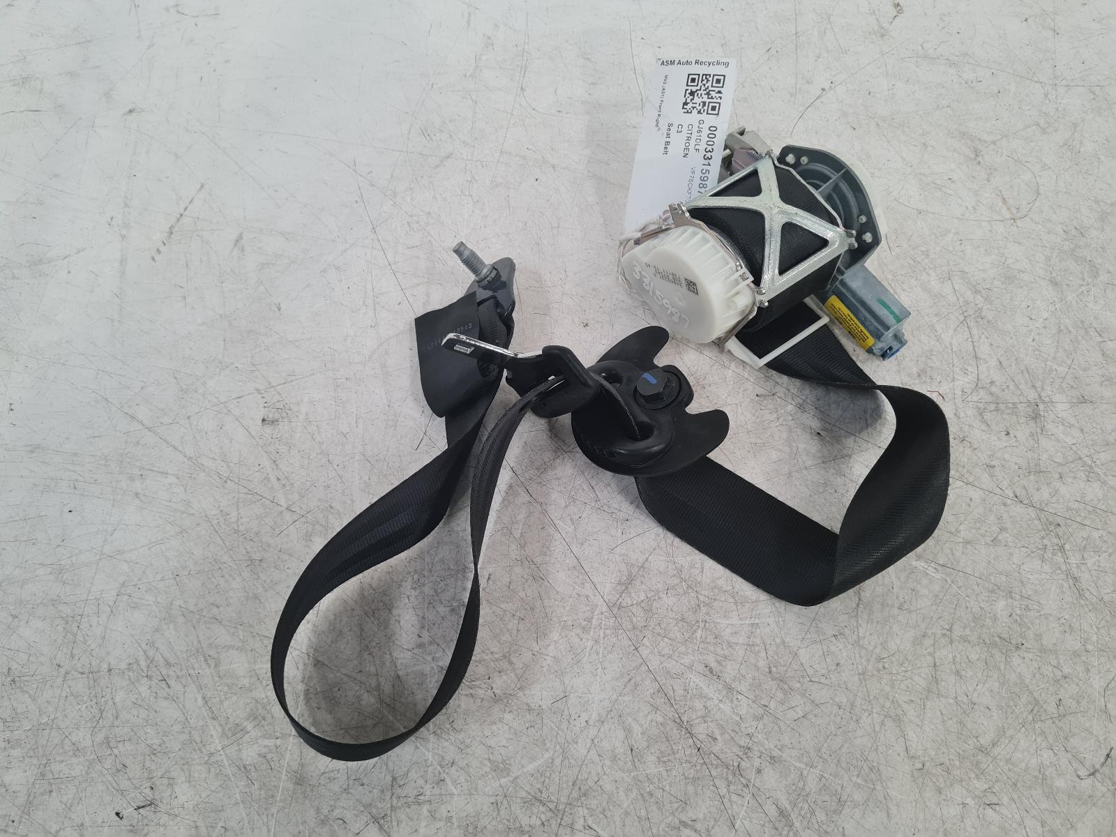 View Auto part Seat Belt Citroen C3 2011